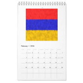 Armenische Ölgemälde Zeichnend Kalender (Feb 2026)