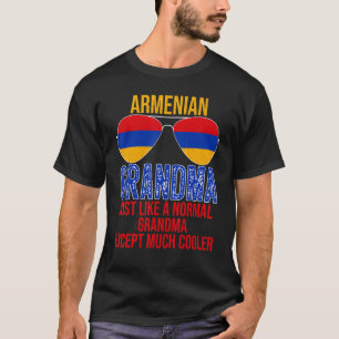 Armenische Oma Armenia Flag Sonnenbrille Mutter T-Shirt