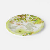 Armenische Papierplatte Pappteller (Schrägansicht)