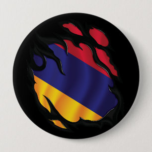 Armenische Rippfahne Button