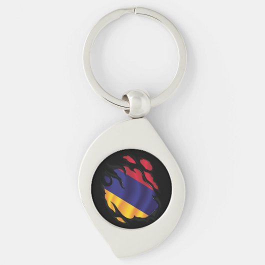 Armenische Rippfahne Schlüsselanhänger (Vorderseite)