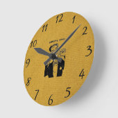 Armenische Sprichwort-Uhr Runde Wanduhr (Winkel)