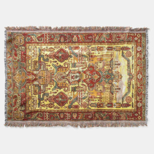 Armenische Tapisserie-Wolldecke/Wurfs-Decke Decke