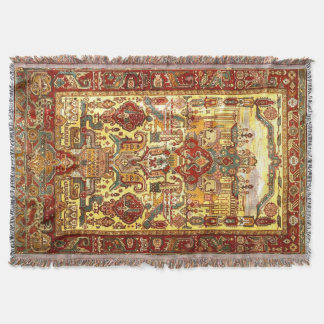 Armenische Tapisserie-Wolldecke/Wurfs-Decke Decke