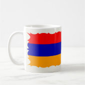 Armenische Tasse mit der US-Flagge (Links)