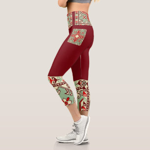 Armenische Volkskunst Capri Leggings