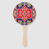 Armenische Volkskunst Fächer (Rückseite)