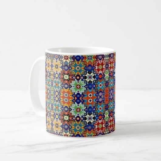 Armenische Volkskunst Kaffeetasse (Vorderseite Links)