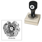 Armenische Wappen personalisieren Gummistempel (Stempel)