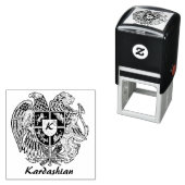 Armenische Wappen personalisieren Permastempel (Beispiel)