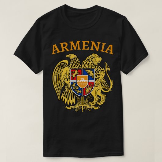 Armenische Wappen T-Shirt (Design vorne)