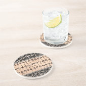 Armenischer Alphabet-Untersetzer Getränkeuntersetzer (Seite)