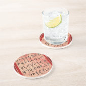 Armenischer Alphabet-Untersetzer Untersetzer (Seite)