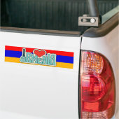 Armenischer Autoaufkleber / I Liebe Armenien (Auf Lkw)