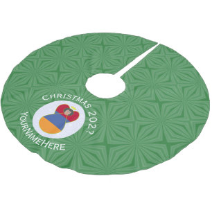 Armenischer Flaggen-Engel Weihnachten Personalisie Polyester Weihnachtsbaumdecke