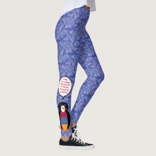 Armenischer Flaggentag Frau Pinguin Sprechen Leggings