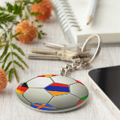 Armenischer Fußball Schlüsselanhänger (Seite)