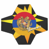 Armenischer Fußball und armenische Flagge / BANG (Flach)