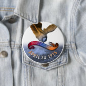 Armenischer Genozid-Knopf Button (Beispiel)