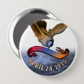 Armenischer Genozid-Knopf Button (Vorne & Hinten)