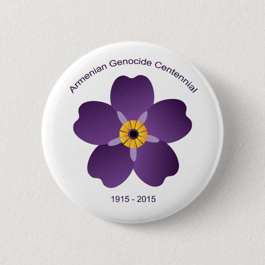 Armenischer Genozidcentennial-Knopf Button (Vorderseite)