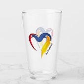 Armenischer Glas-Cup Glas (Vorderseite)