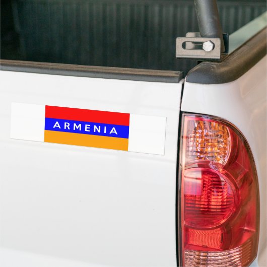 armenischer Landesflaggenname Autoaufkleber (Auf Lkw)