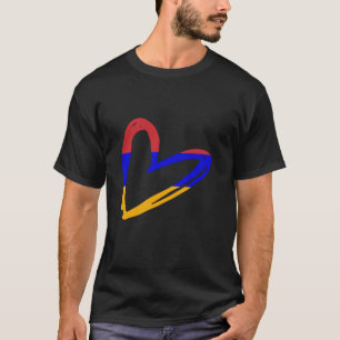 Armenischer Stolz Armenien-Flagge Herz Armenische T-Shirt