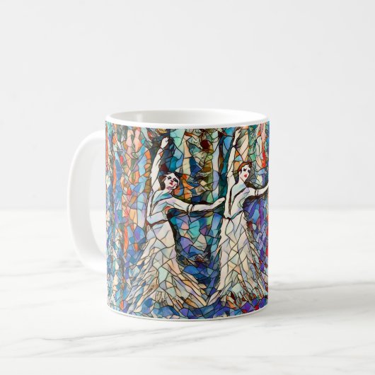 Armenischer Tänzer Kaffeetasse (Vorderseite Links)