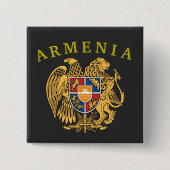 Armenischer Wappen-Button Button (Vorderseite)