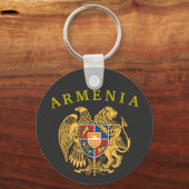 Armenischer Wappen-Schlüsselanhänger Schlüsselanhänger (Vorderseite)