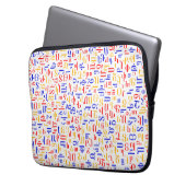 Armenisches Alphabet Laptopschutzhülle (Vorderseite Links)