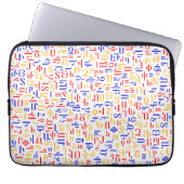 Armenisches Alphabet Laptopschutzhülle (Vorderseite)