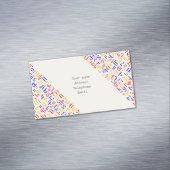 Armenisches Alphabet Magnetische Visitenkarte (Beispiel)