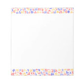 Armenisches Alphabet Notizblock (Vorderseite)