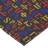 Armenisches Alphabet Tischdecke (Schrägansicht)