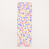 Armenisches Alphabet Yogamatte (Vorderseite)