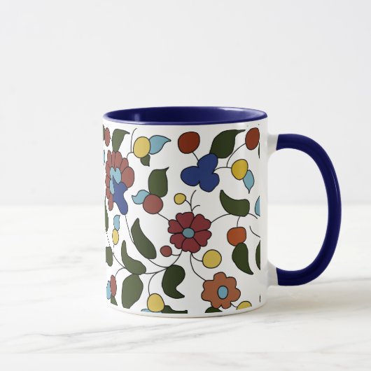 Armenisches Blumenmuster Tasse (Rechts)