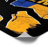Armenisches Boxteam Armenische Flag Boxhandschuhe Poster (Ecke)