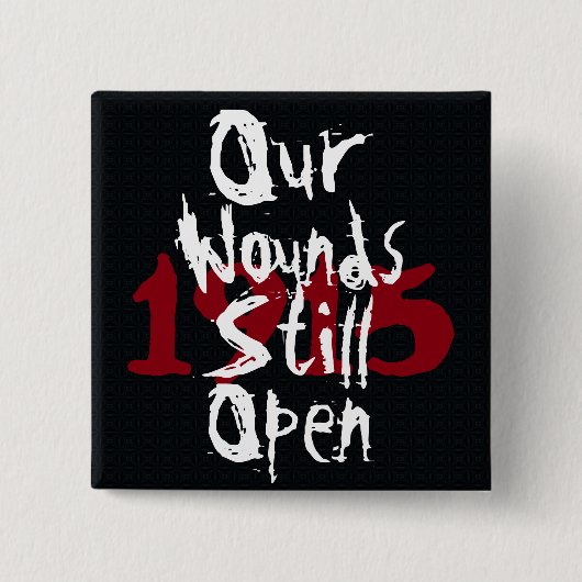 Armenisches Button gegen Völkermord (Vorderseite)