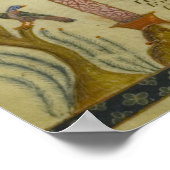 Armenisches Evangelium Mittelaltermanuskript Poster (Ecke)