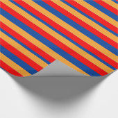 Armenisches Flaggen-Packpapier Geschenkpapier (Ecke)