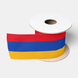 Armenisches Flaggenband, Armenien Feiertag / Sport Satinband