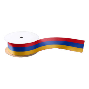 Armenisches Flaggenband, Armenien Mode / Sport Satinband