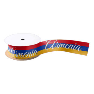 Armenisches Flaggenband, Mode / Sport, Armenien Satinband