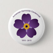 Armenisches Genozidcentennial-Emblem Button (Vorderseite)