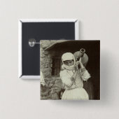 Armenisches Landmädchen, Eriwan Button (Vorne & Hinten)