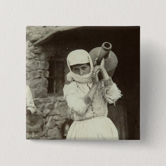 Armenisches Landmädchen, Eriwan Button (Vorderseite)