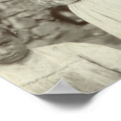 armenisches Landmädchen, Jerewan Poster (Ecke)