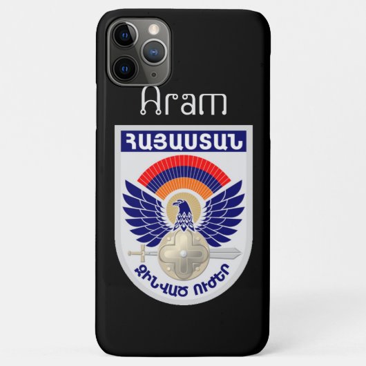 Armenisches MilitärEmblem Case-Mate iPhone Hülle (Rückseite)